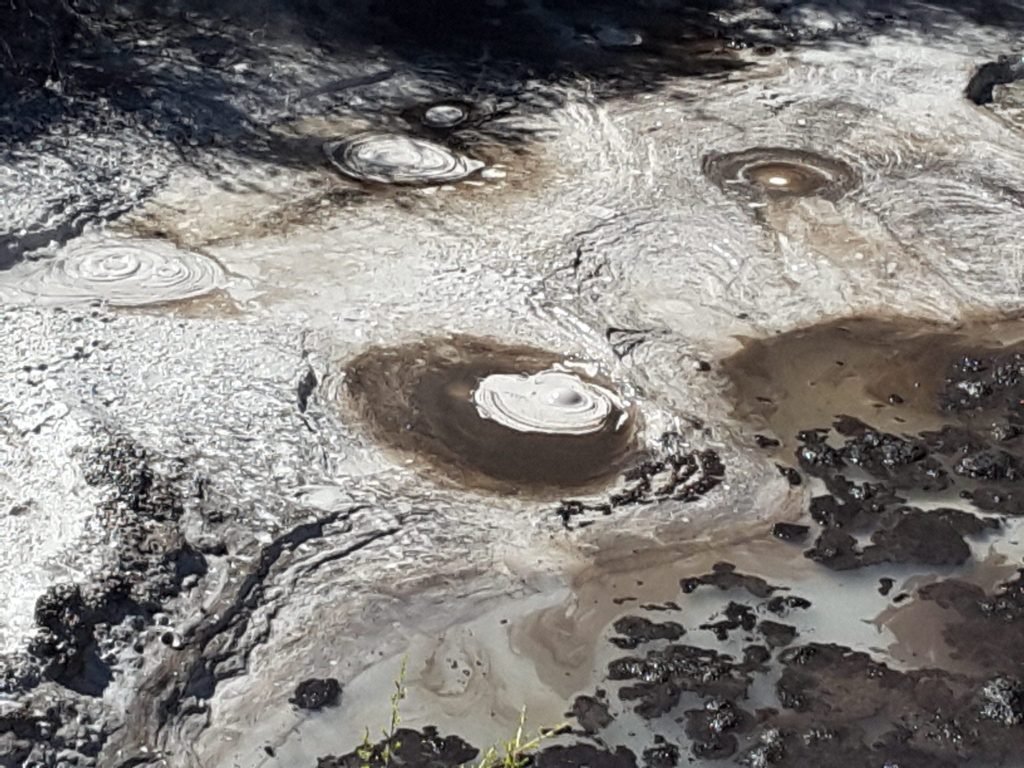 Mud pools