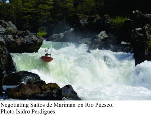 Navigating Saltos de Mariman, Chile