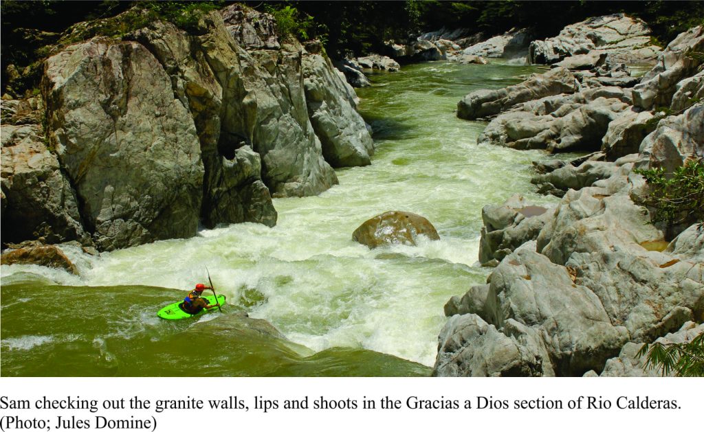 Granite walls, lips and shoots