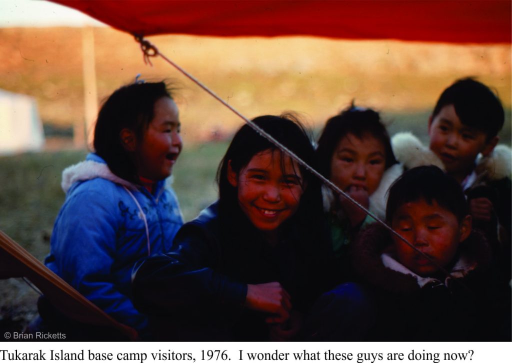 Camp visitors, 1976