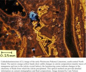 cathodoluminescence zoned cement