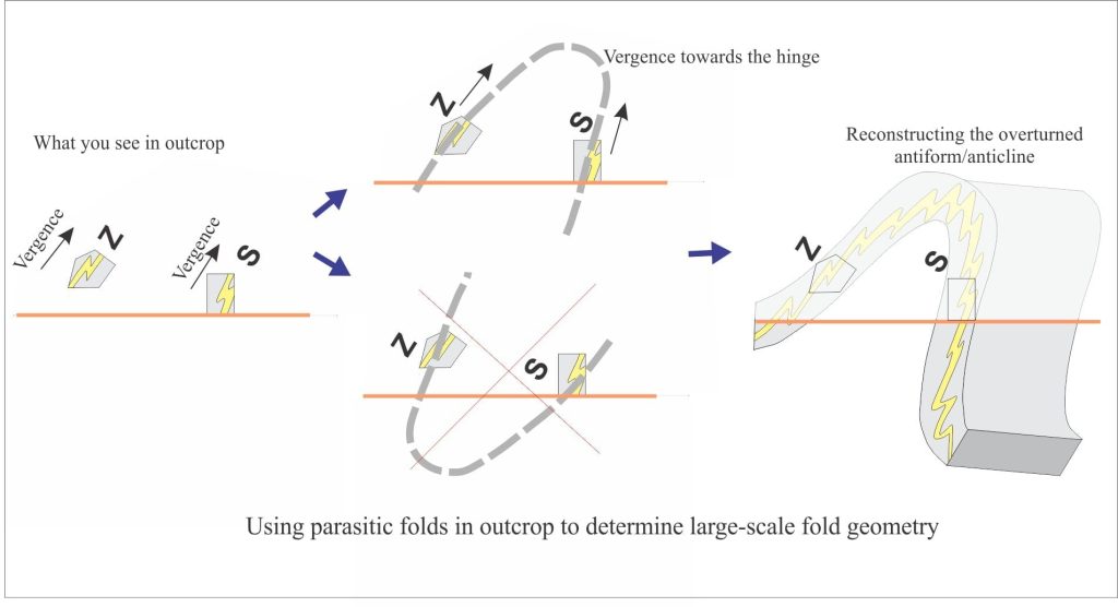 Deciphering large scale fold geometry from S- and Z-folds