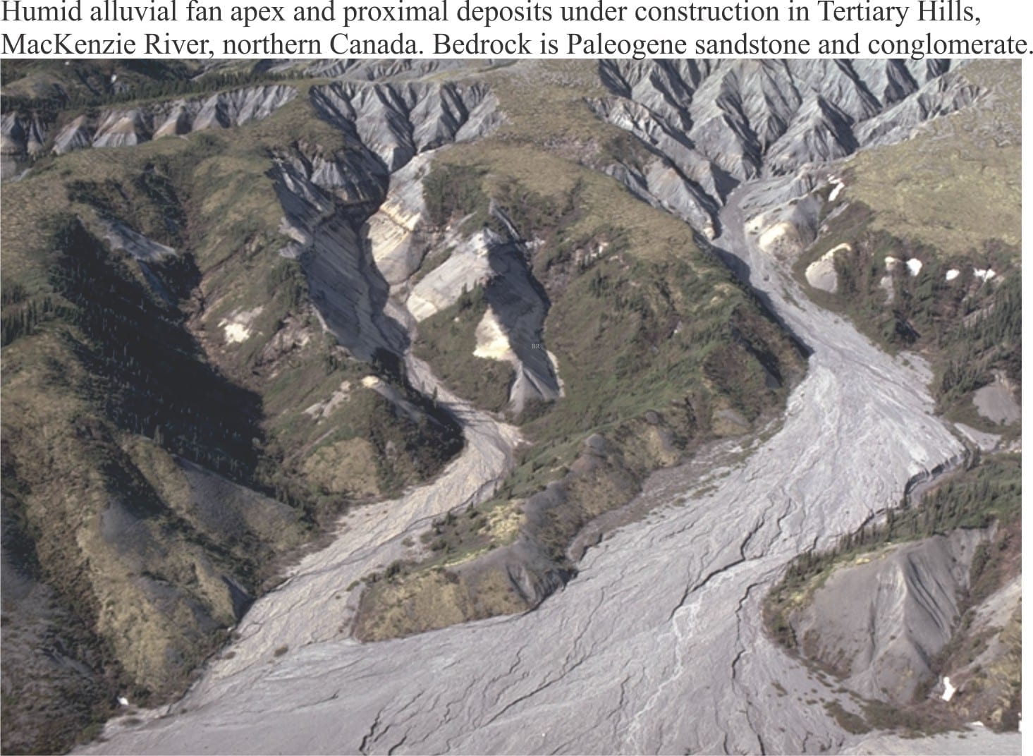 Sedimentary structures: Alluvial fans Geological Digressions