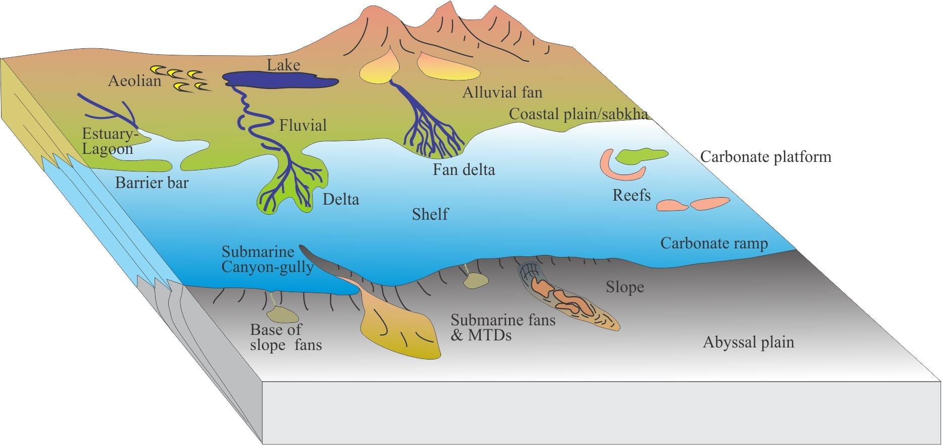 Sedimentary Structures Shallow Marine Geological Digr - vrogue.co