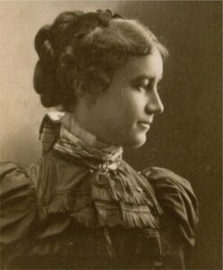 Portrait of Carlotta Maury from 1895. Image from the Museum of the Earth; Profiles 